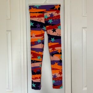 LuLaRoe Leggings with Colorful Stars and Stripes